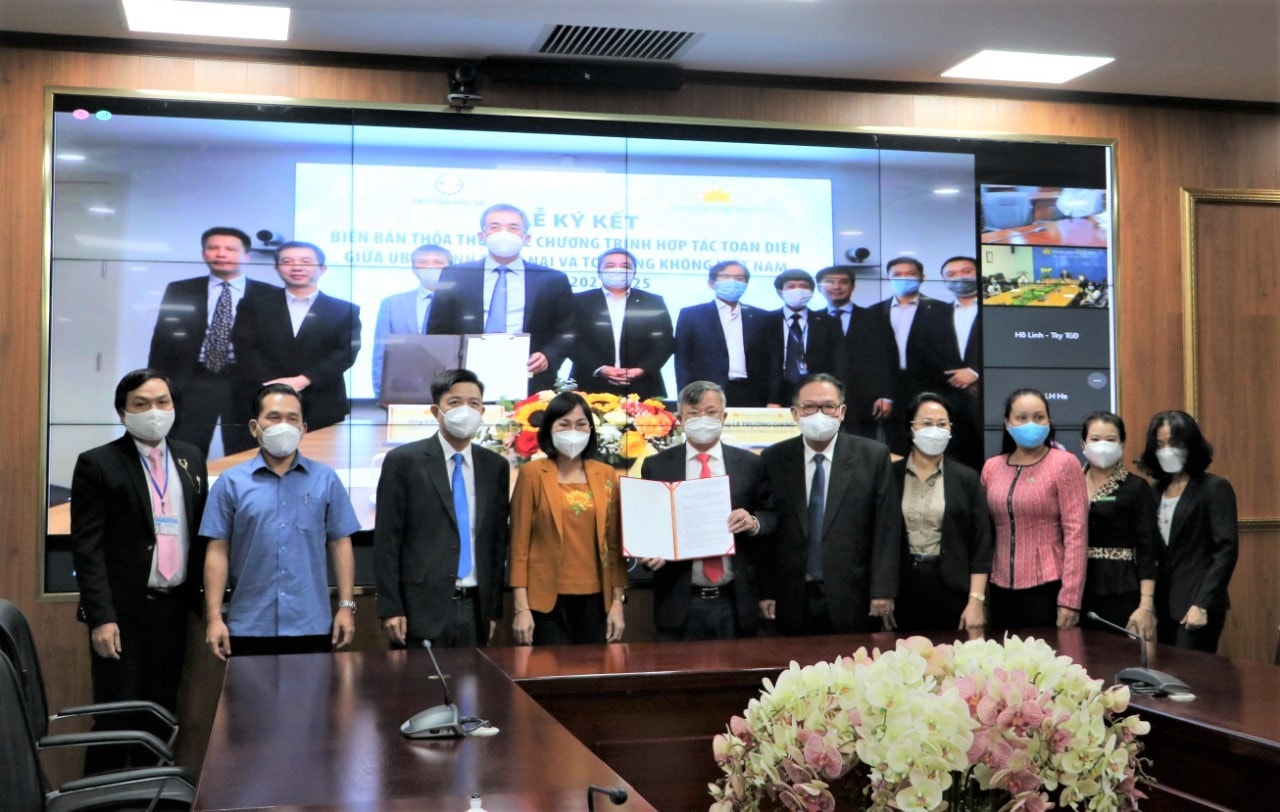 Vietnam Airlines và UBND tỉnh Đồng Nai tổ chức lễ ký thỏa thuận hợp tác toàn diện giai đoạn 2021 - 2025