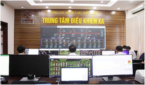 Hoạt động điều hành tại Trung tâm điều khiển xa Công ty Ðiện lực Bắc Kạn