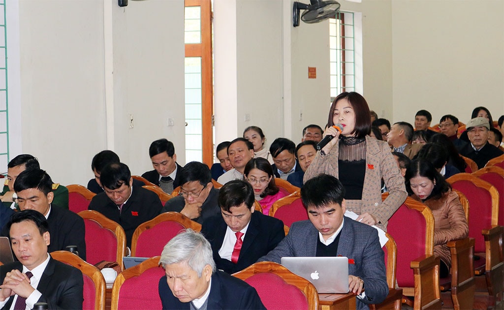 Chất vấn và trả lời chất vấn là diễn đàn thể hiện rõ nét trách nhiệm, bản lĩnh của đại biểu dân cử Ảnh: Bình Nguyên