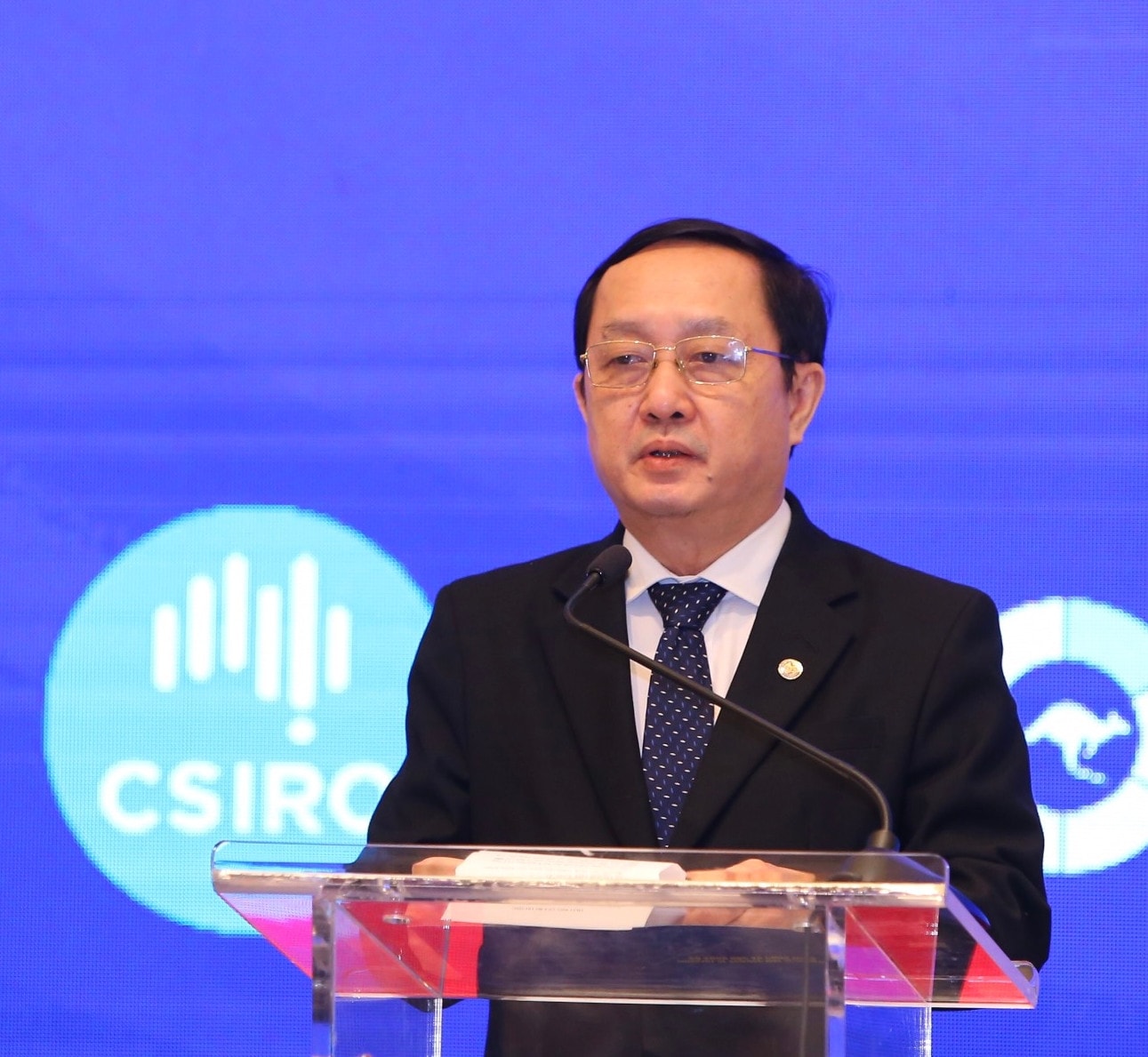 	Bộ trưởng Bộ Khoa học và Công nghệ phát biểu tại buổi lễ