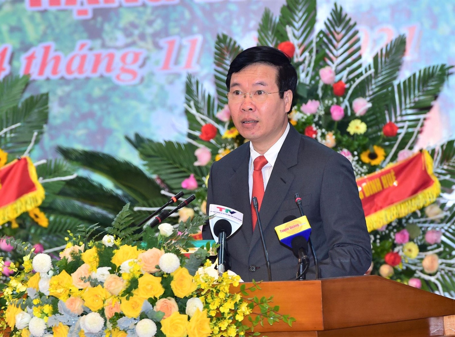 Ủy viên Bộ Chính trị, Thường trực Ban Bí thư Võ Văn Thưởng phát biểu Ủy viên Bộ Chính trị, Thường trực Ban Bí thư Võ Văn Thưởng phát biểu tại buổi lế