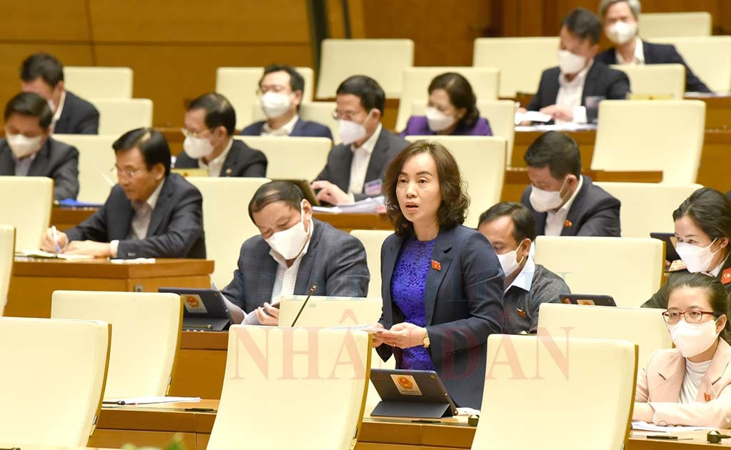 ĐBQH Nguyễn Thị Kim Anh (Bắc Ninh) Ảnh: Quang Khánh ĐBQH Nguyễn Thị Kim Anh (Bắc Ninh) Ảnh: Quang Khánh