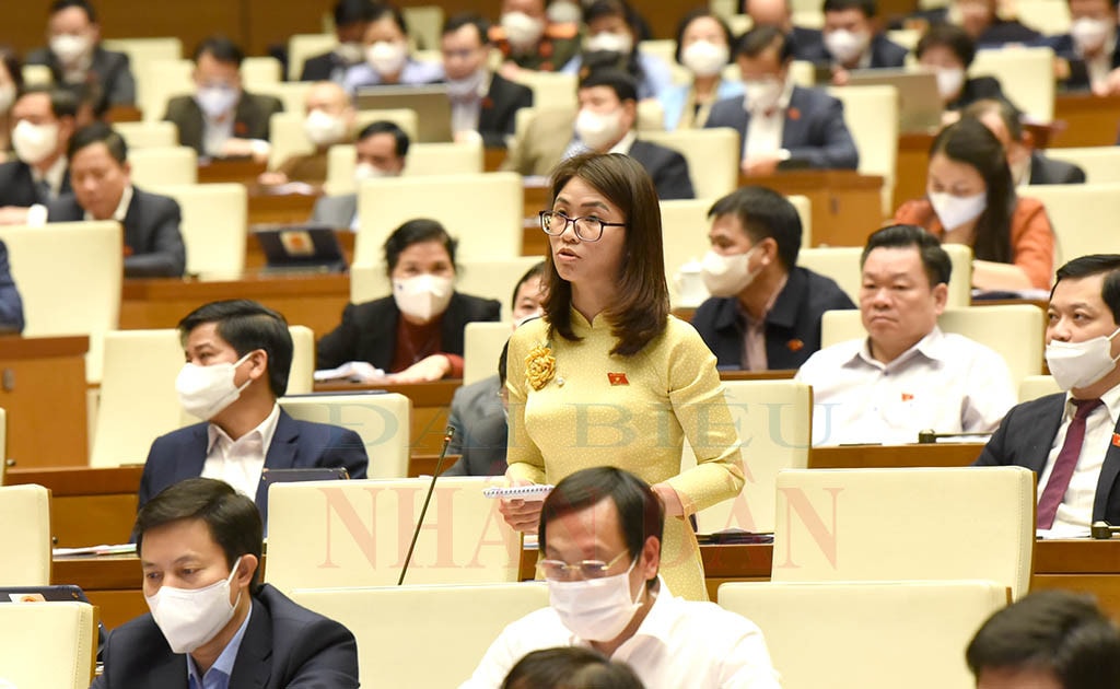 ĐBQH Đinh Thị Ngọc Dung (Hải Dương) Ảnh: Quang Khánh ĐBQH Đinh Thị Ngọc Dung (Hải Dương) Ảnh: Quang Khánh