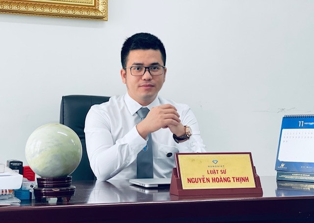 Luật sư Nguyễn Hoàng Thịnh (Đoàn Luật sư TP Hà Nội). (Thái Yến)