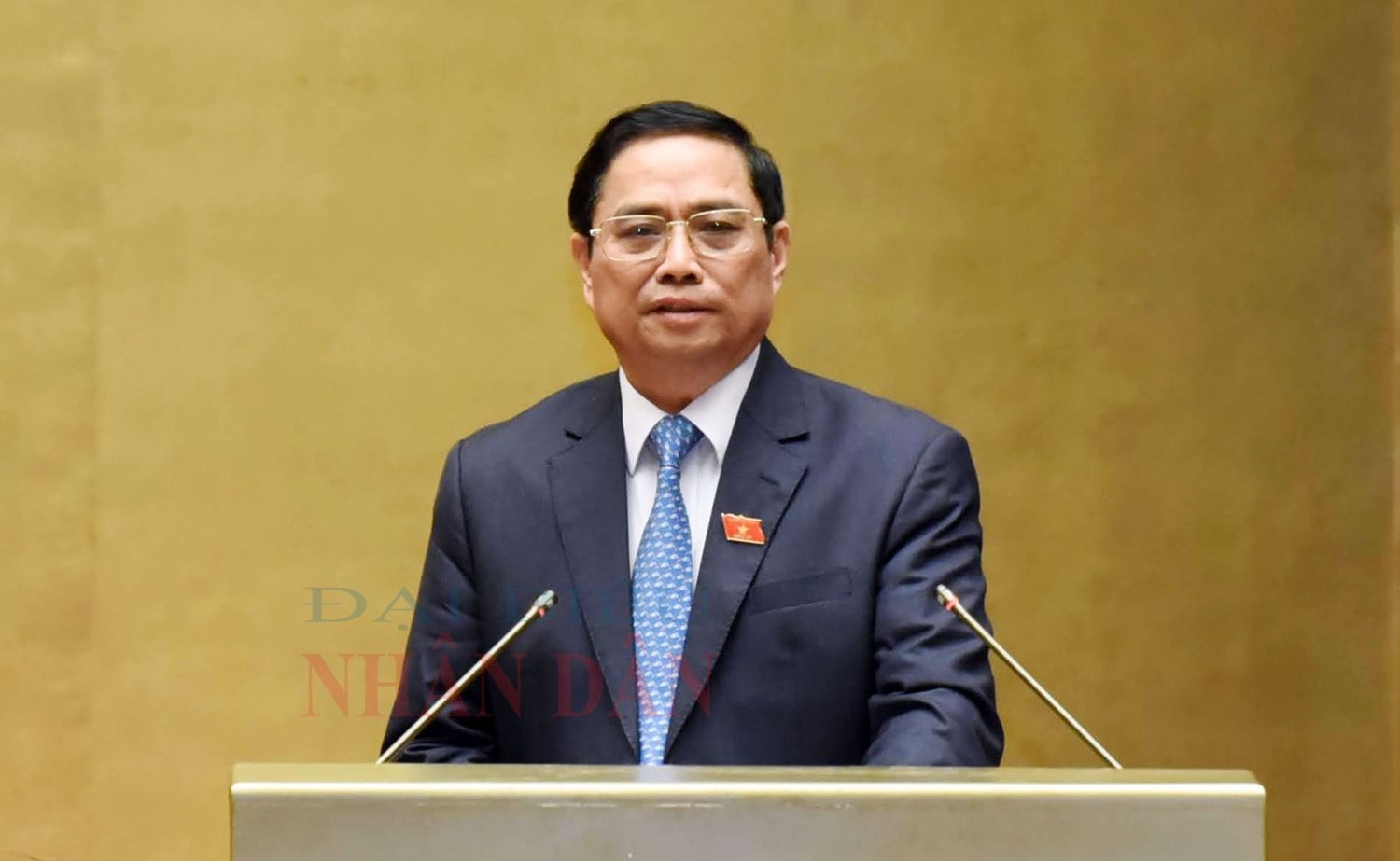 Thủ tướng Phạm Minh Chính phát biểu Ảnh: Quang Khánh