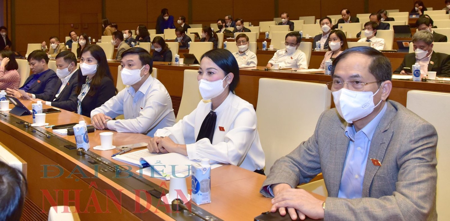 Đoàn Đại biểu Quốc hội tỉnh Vĩnh Phúc Ảnh: Quang Khánh