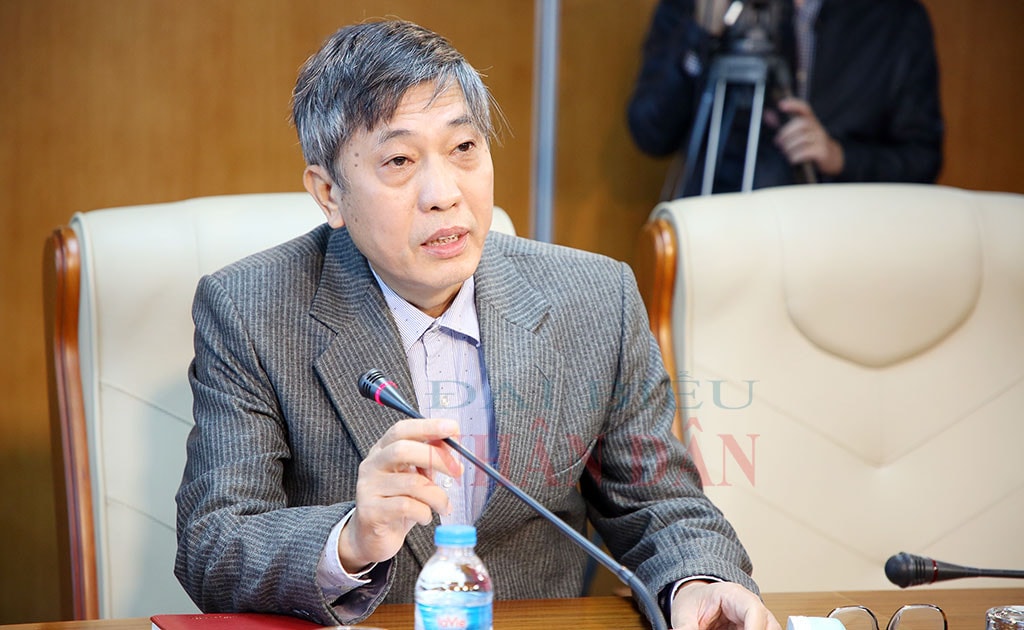 Phó TBT Nguyễn Quốc Thắng phát biểu tại tọa đàm