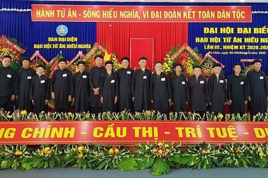 	Ban Trị sự Trung ương Phật hội Tứ Ân Hiếu Nghĩa nhiệm kỳ 2020 - 2025 - Nguồn: http://btgcp.gov.vn/