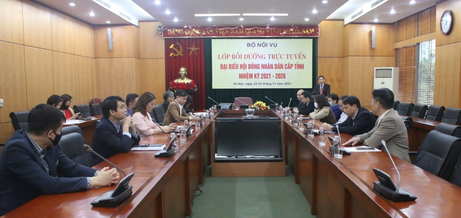 Toàn cảnh các đại biểu tham gia Lễ khai mạc lớp tập huấn Toàn cảnh các đại biểu tham gia Lễ khai mạc lớp tập huấn