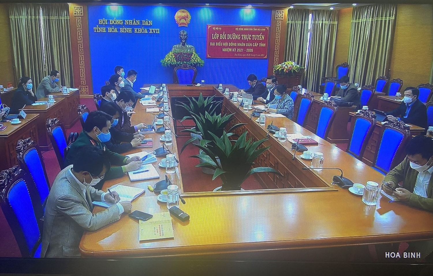 Các đại biểu tại Hòa Bình tham gia lớp bồi dưỡng.