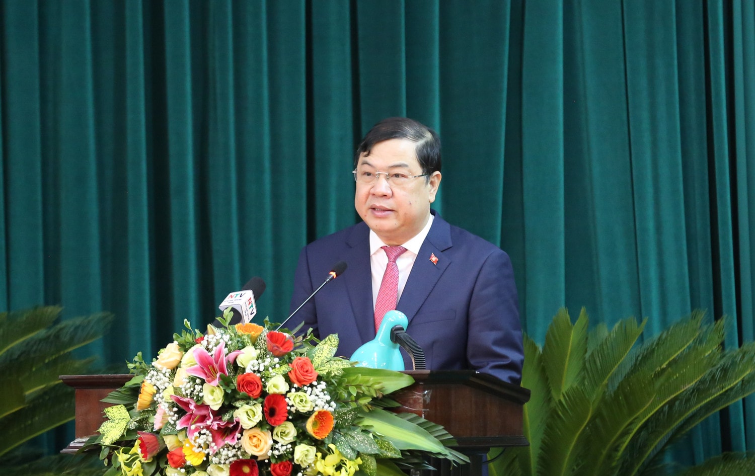 Ủy viên Trung ương Đảng, Bí thư Tỉnh ủy tỉnh Nam Định Phạm Gia Túc phát biểu chỉ đạo tại Kỳ họp Ủy viên Trung ương Đảng, Bí thư Tỉnh ủy tỉnh Nam Định Phạm Gia Túc phát biểu chỉ đạo tại Kỳ họp