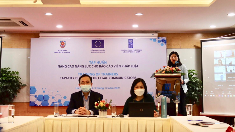 Tập huấn nâng cao năng lực cho báo cáo viên pháp luật