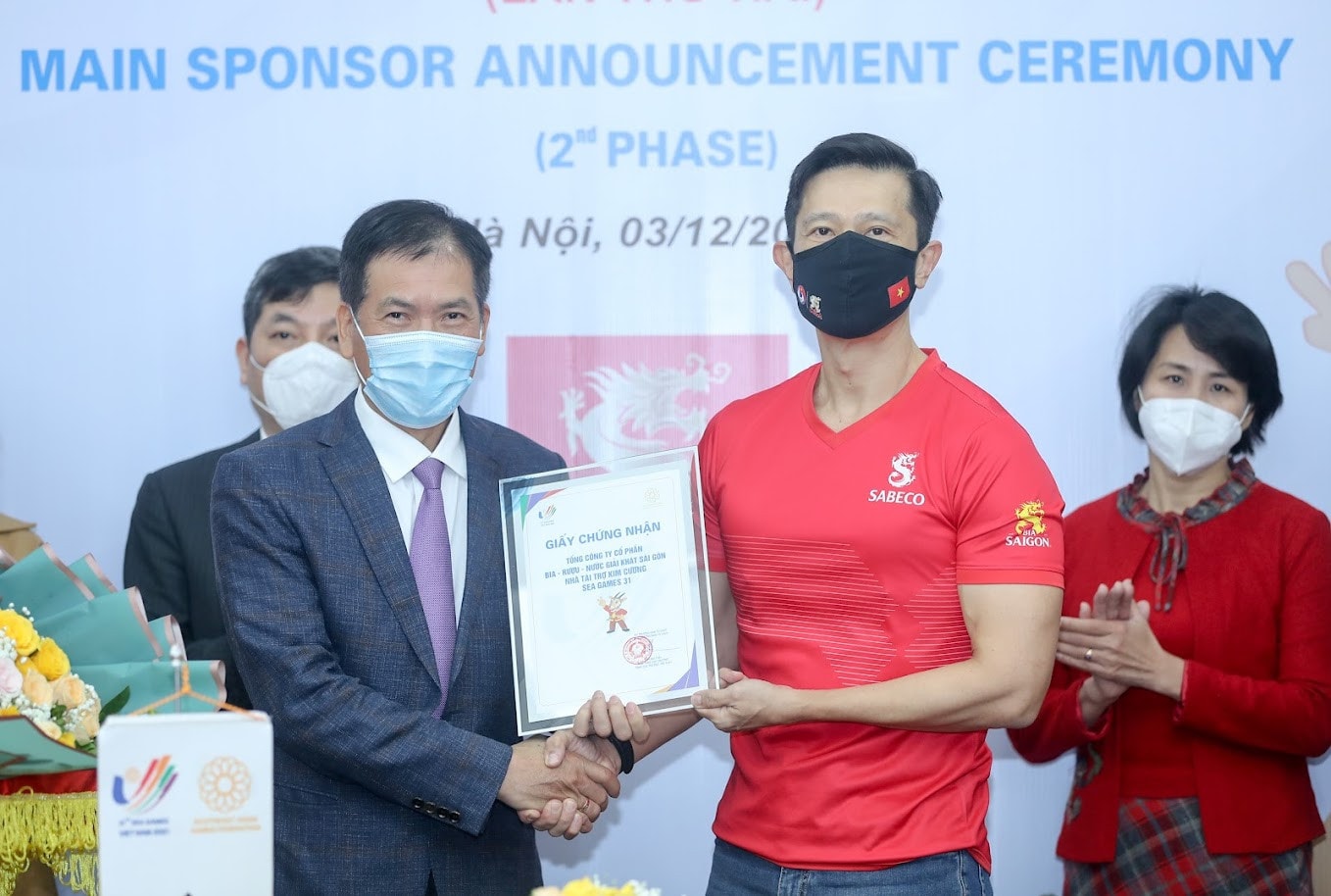 Nhãn hàng Bia Saigon là nhà tài trợ kim cương cho SEA Games 31.