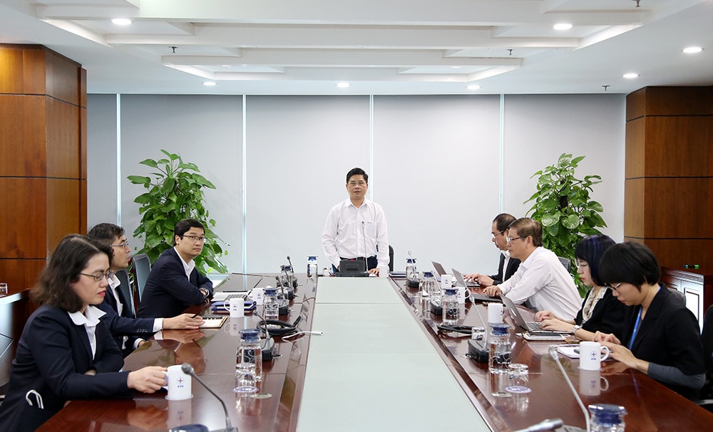 	Phó Tổng giám đốc EVN Võ Quang Lâm chủ trì cuộc họp Nguồn: ITN