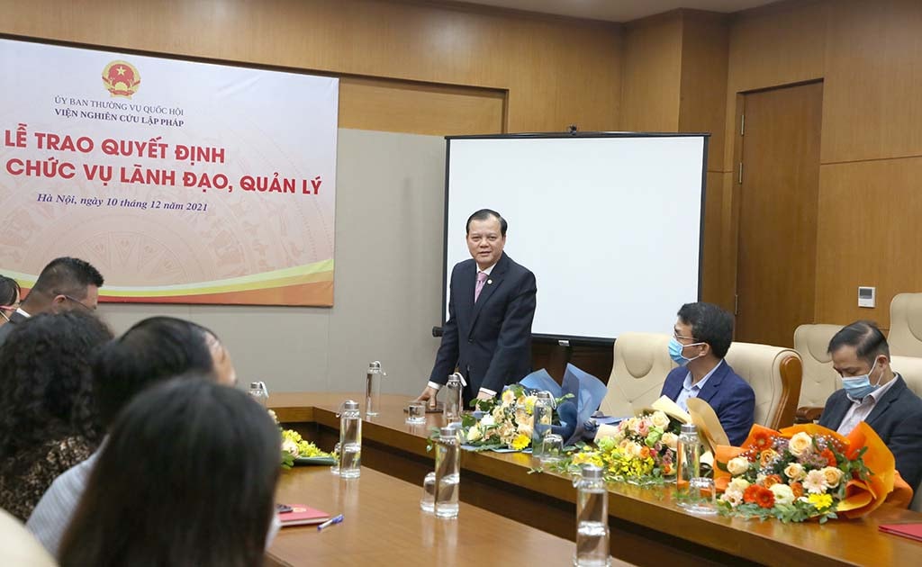 TS. Lê Hải Đường, Phó Viện trưởng Viện Nghiên cứu lập pháp phát biểu Ảnh: T. Huyền TS. Lê Hải Đường, Phó Viện trưởng Viện Nghiên cứu lập pháp phát biểu Ảnh: T. Huyền