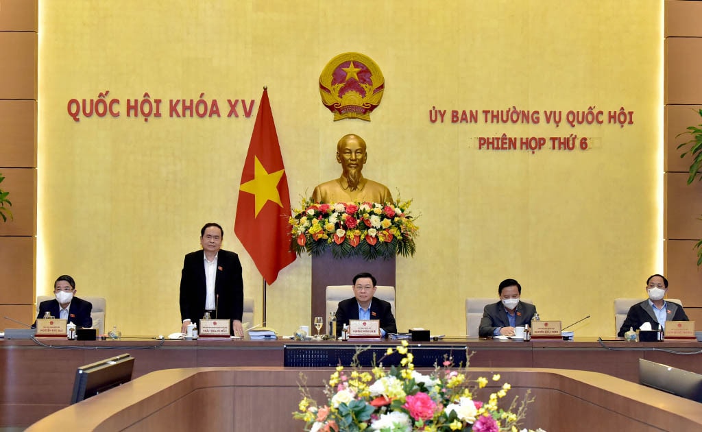 Phó Chủ tịch Thường trực Quốc hội Trần Thanh Mẫn phát biểu tại Phiên họp Ảnh: Lâm Hiển Phó Chủ tịch Thường trực Quốc hội Trần Thanh Mẫn phát biểu tại Phiên họp Ảnh: Lâm Hiển