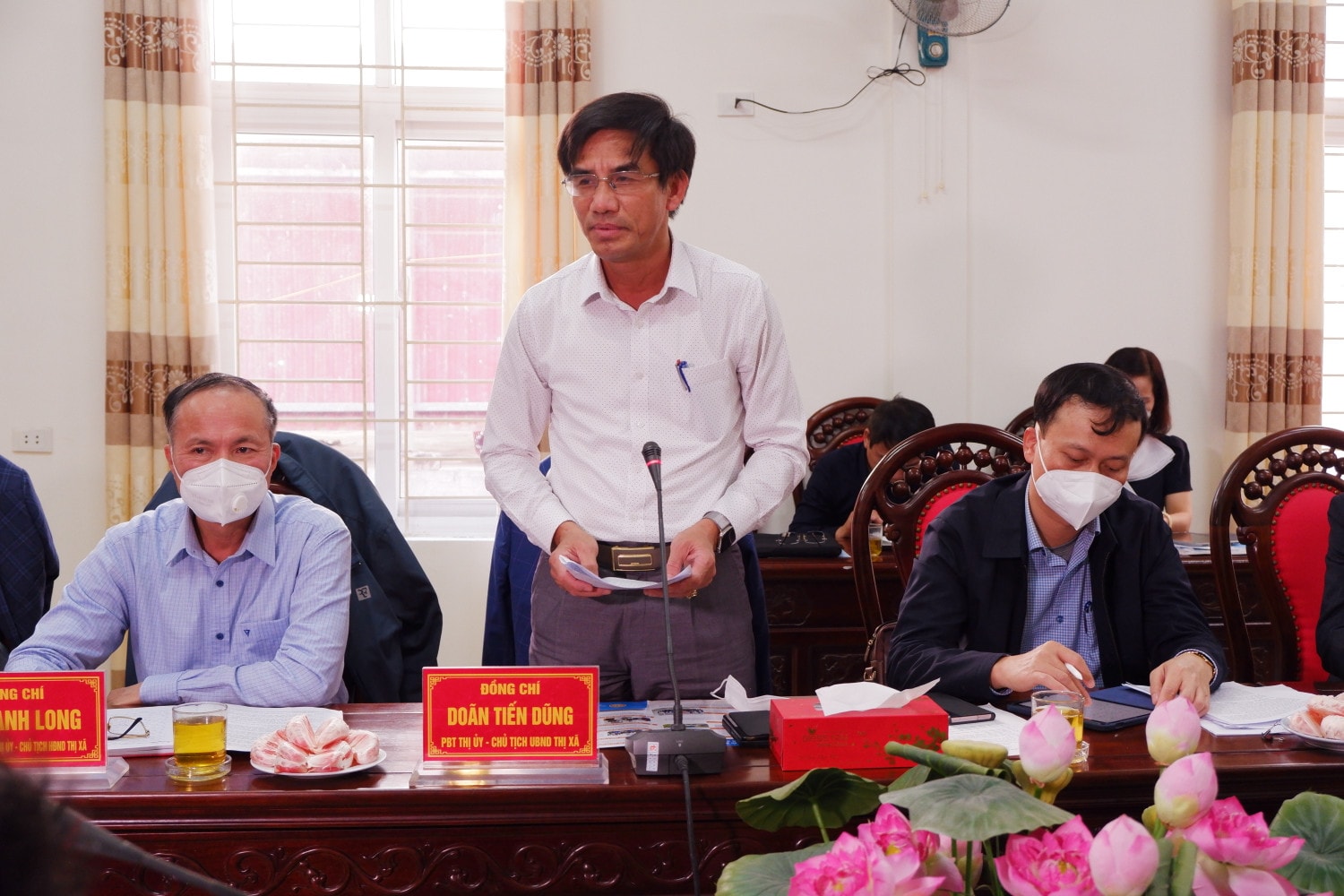 Chủ tịch UBND thị xã Cửa Lò Doãn Tiến Dũng cho biết, Cửa Lò đang chuẩn bị các điều kiện để mở cửa đón khách du lịch trở lại vào năm 2022 Chủ tịch UBND thị xã Cửa Lò Doãn Tiến Dũng cho biết, Cửa Lò đang chuẩn bị các điều kiện để mở cửa đón khách du lịch trở lại vào năm 2022