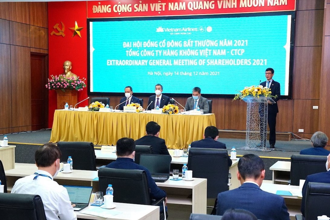 Vietnam Airlines tổ chức Đại hội cổ đông bất thường vào sáng ngày 1412