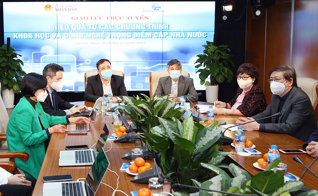 Giao lưu trực tuyến “Hiệu quả từ các chương trình khoa học và công nghệ trọng điểm cấp Nhà nước” ảnh 2