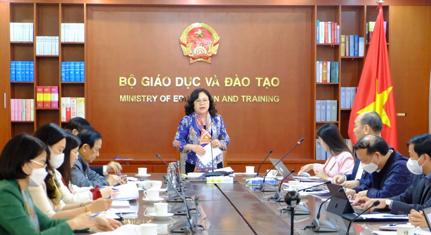 Thứ trưởng Bộ Giáo dục và Đào tạo Ngô Thị Minh, Trưởng Tiểu ban Giáo dục mầm non chủ trì phiên họp Thứ trưởng Bộ Giáo dục và Đào tạo Ngô Thị Minh, Trưởng Tiểu ban Giáo dục mầm non chủ trì phiên họp
