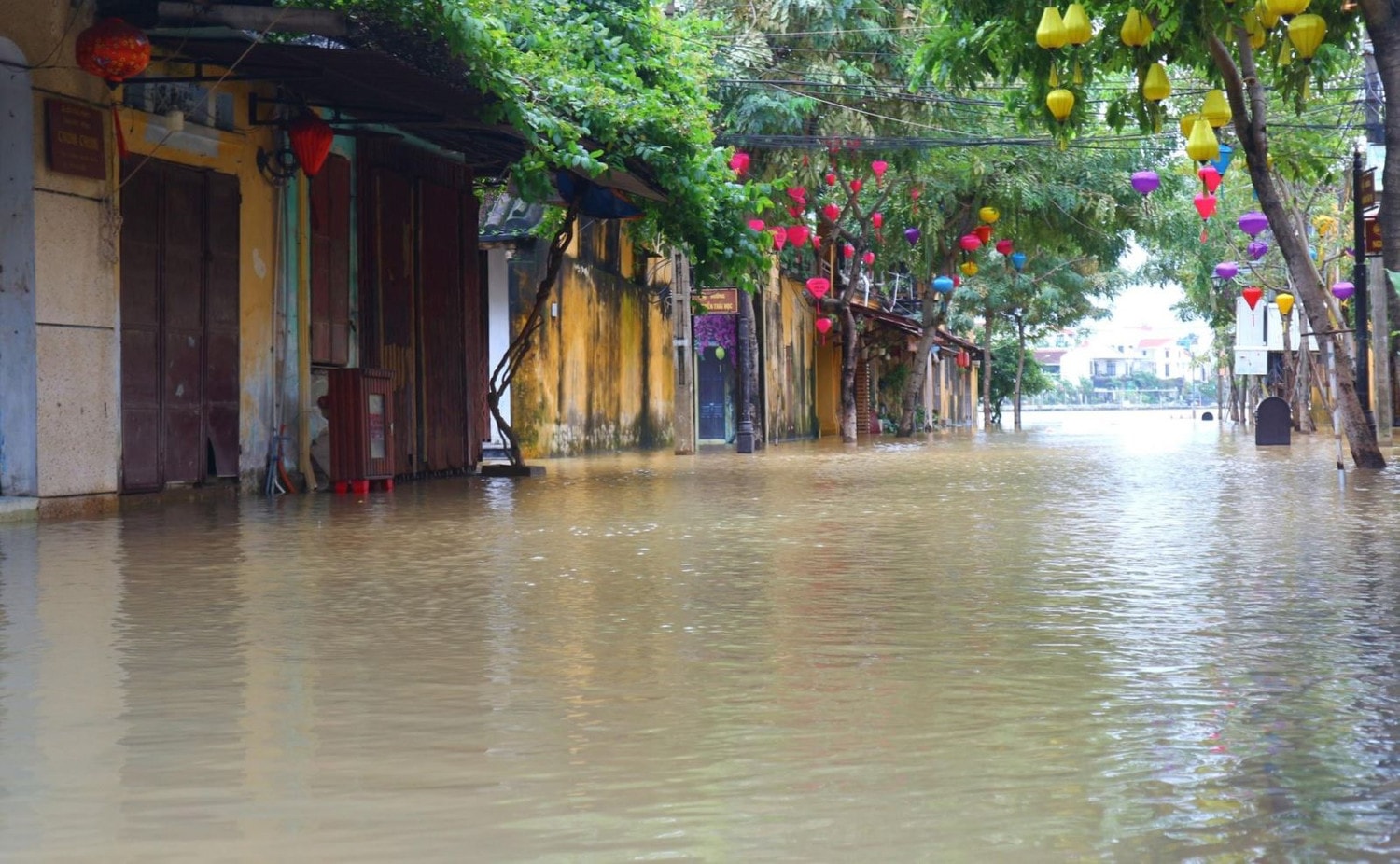 Mưa lớn gây ngập tại TP. Hội An, tỉnh Quảng Nam