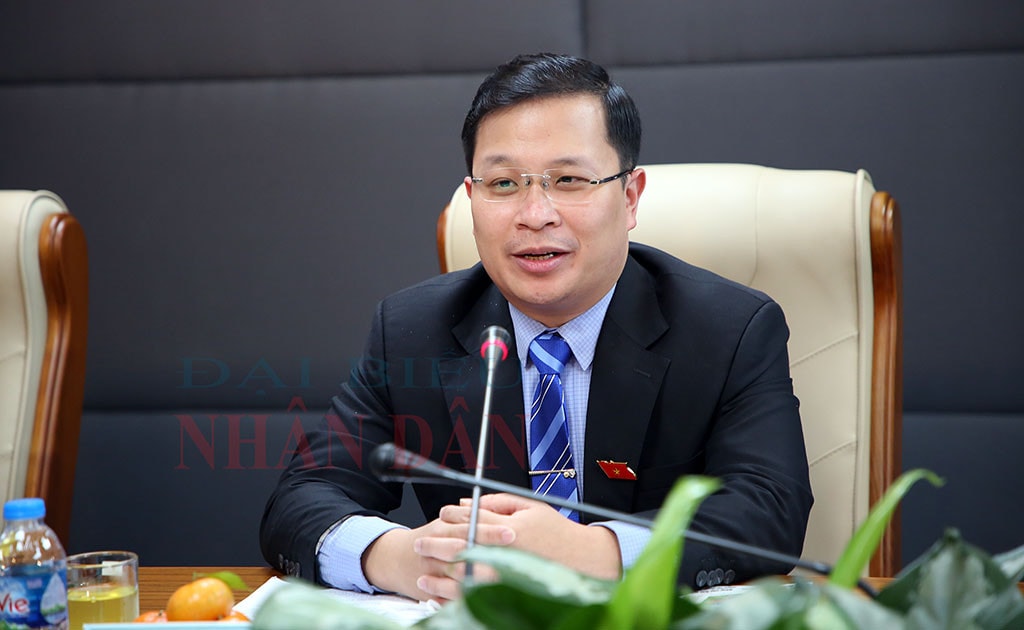 Ủy viên Thường trực Ủy ban Tư pháp Nguyễn Danh Tú chia sẻ tại Tọa đàm