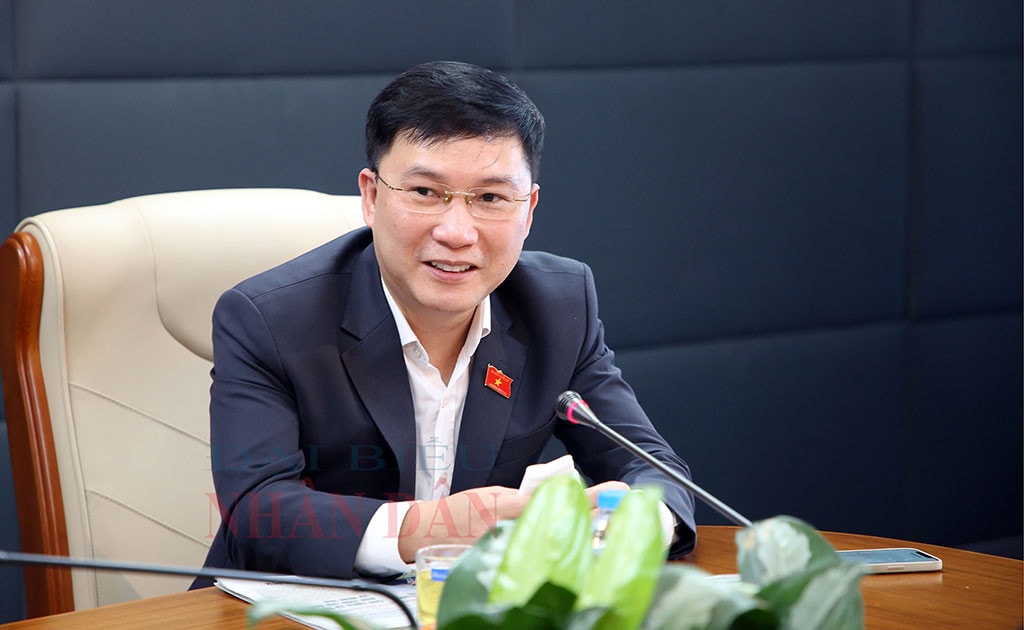 Ủy viên Thường trực Ủy ban Tài chính - Ngân sách Lê Hoàng Anh chia sẻ tại Tọa đàm
