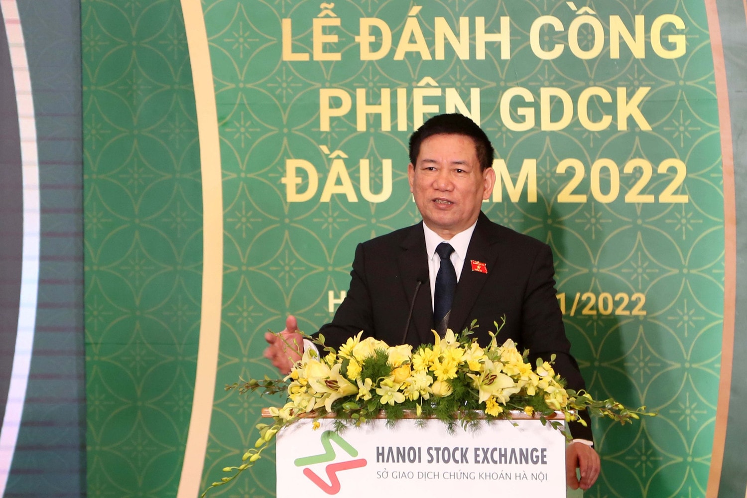  Bộ trưởng Hồ Đức Phớc phát biểu tại Lễ đánh cồng