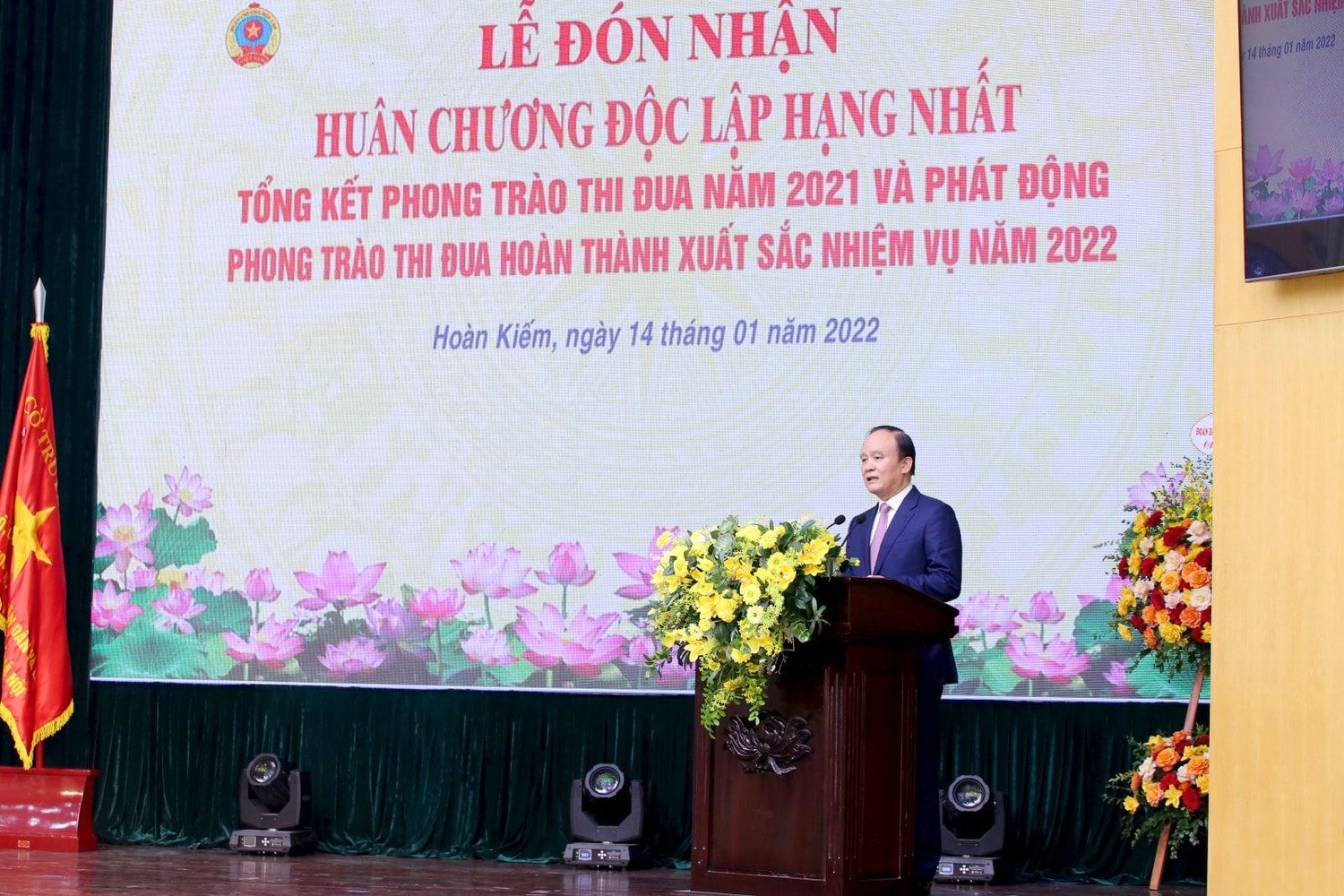 Chủ tịch HĐND thành phố phát biểu tại buổi lễ