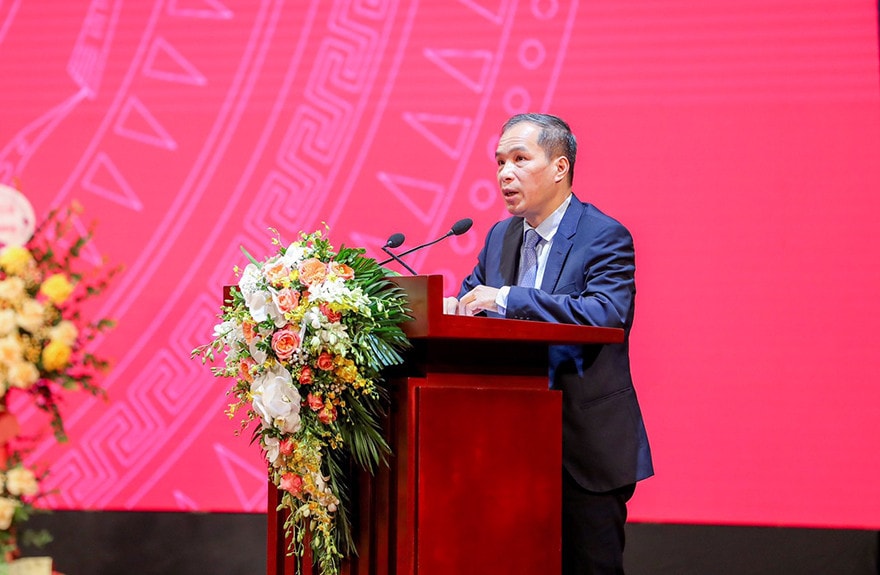 Phó Thống đốc Ngân hàng Nhà nước Việt Nam Đoàn Thái Sơn phát biểu chỉ đạo tại Hội nghị