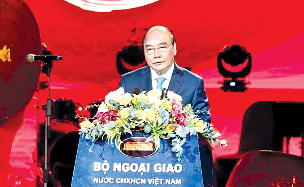 Chủ tịch Nước Nguyễn Xuân Phúc phát biểu tại buổi lễ Ảnh: Thống Nhất