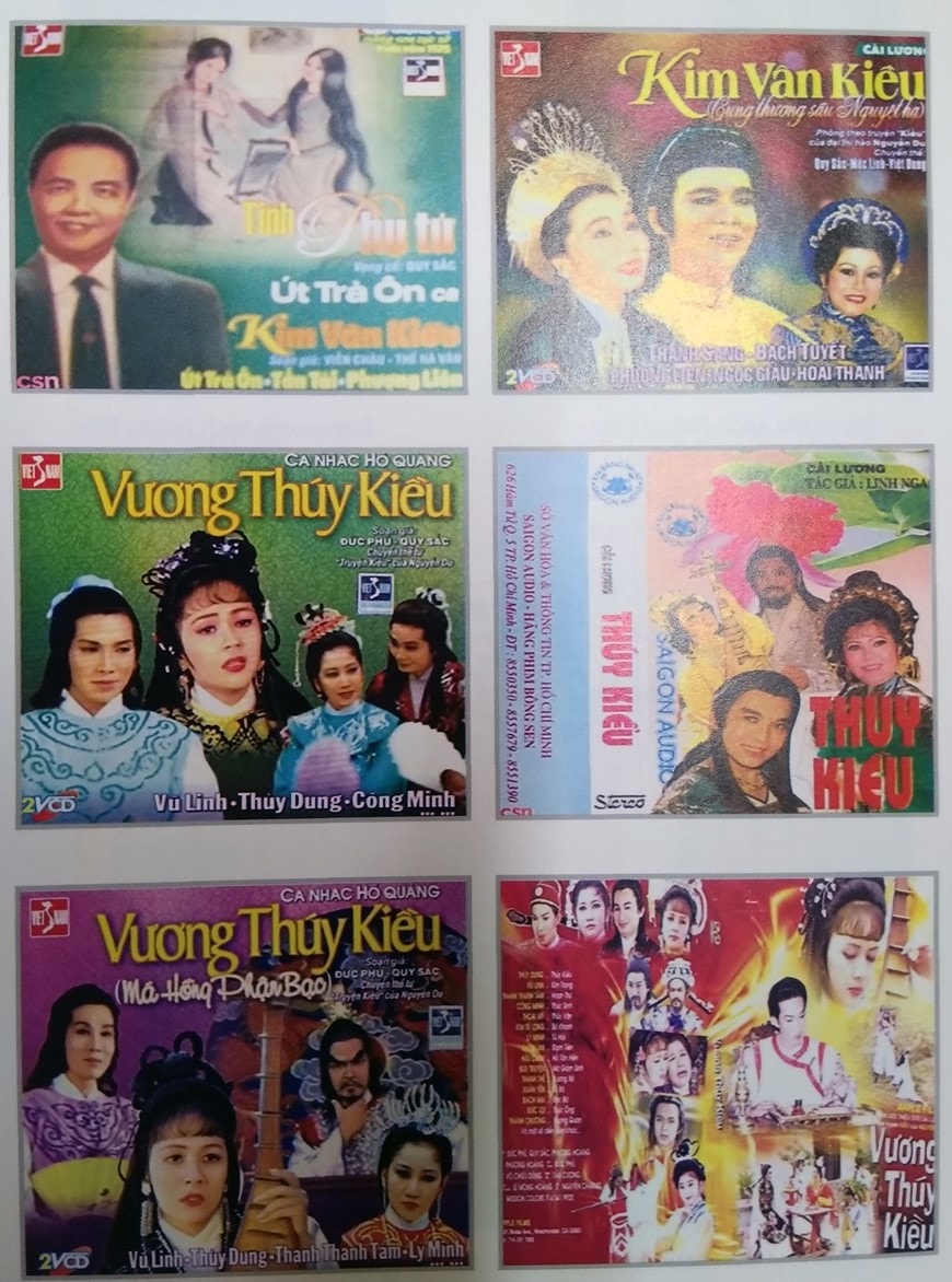 Một số vở cải lương được chuyển thể từ "Truyện Kiều" biểu diễn tại Nam bộ