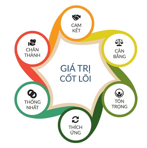 6 giá trị cốt lõi của tập đoàn mường thanh