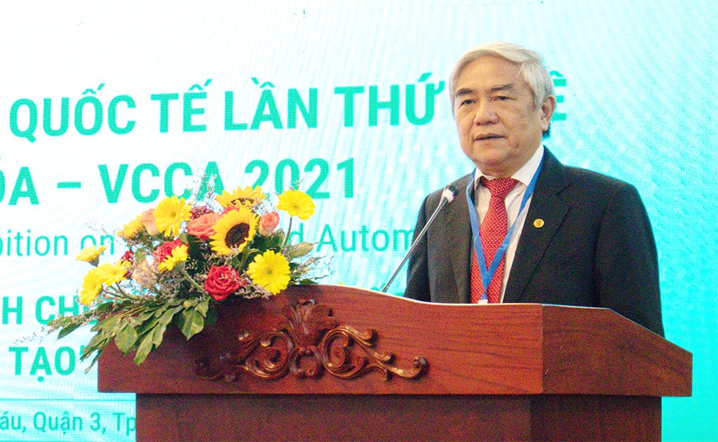 Chủ tịch Hội Tự động hóa Việt Nam, Chủ tịch Hội nghị VCCA Nguyễn Quân phát biểu khai mạc Hội nghị