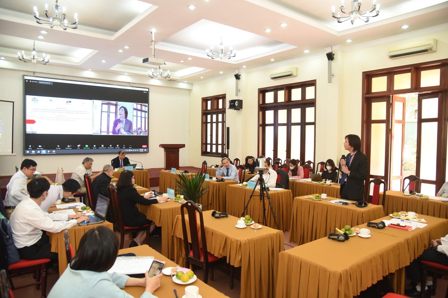 Ông Trần Việt Thắng, Giám đốc tài chính của Công ty Moet Việt Hennessy Việt Nam phát biểu tại hội thảo Ảnh: Q.Khánh Ông Trần Việt Thắng, Giám đốc tài chính của Công ty Moet Việt Hennessy Việt Nam phát biểu tại hội thảo.