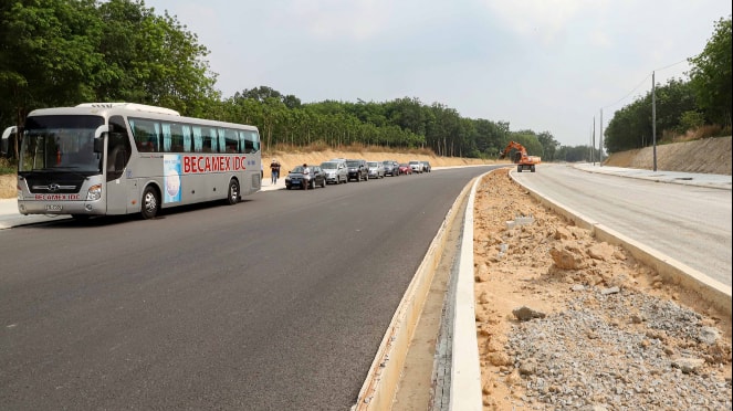 Điểm đầu của đường tạo lực Bắc Tân Uyên - Phú Giáo - Bàu Bàng