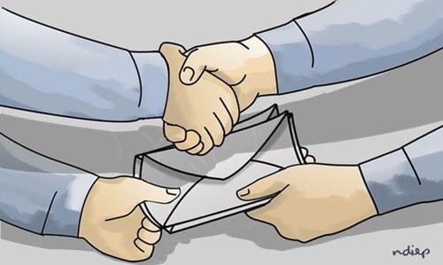 Không hiếm hành vi tham nhũng diễn ra ở khu vực tư nhân.