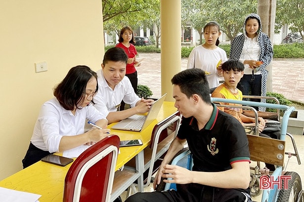 Một buổi trợ giúp và tư vấn pháp luật miễn phí cho người khuyết tật tỉnh Hà Tĩnh Nguồn: ITN
