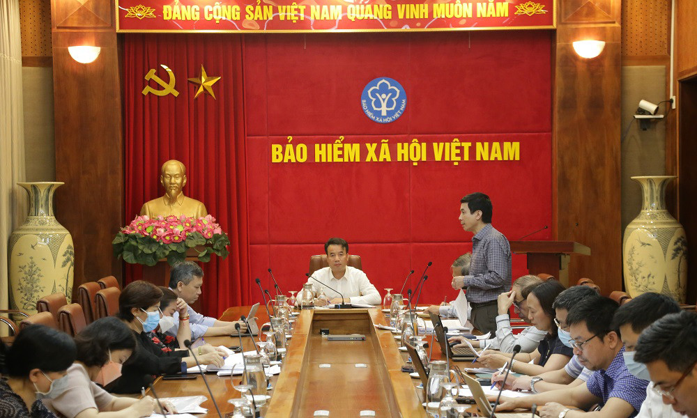 Cuộc họp Báo cáo về tiến độ hoàn thiện Quy trình Giám định BHYT mới Nguồn: ITN