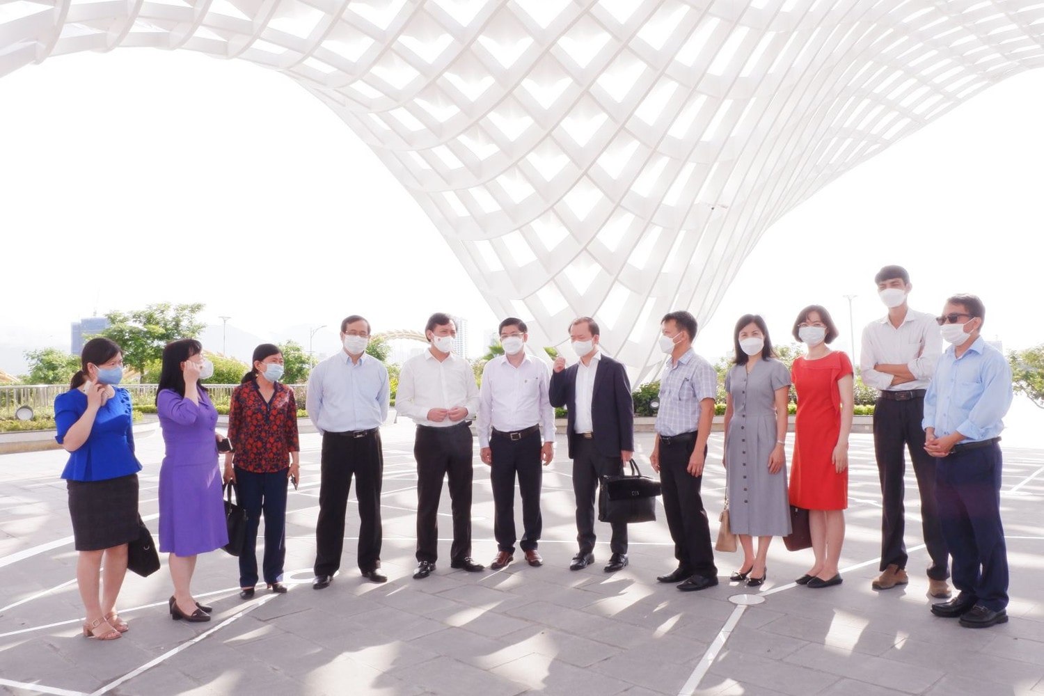 Đoàn khảo sát của Ủy ban Văn hóa, Giáo dục thăm Công viên APEC, Đà Nẵng