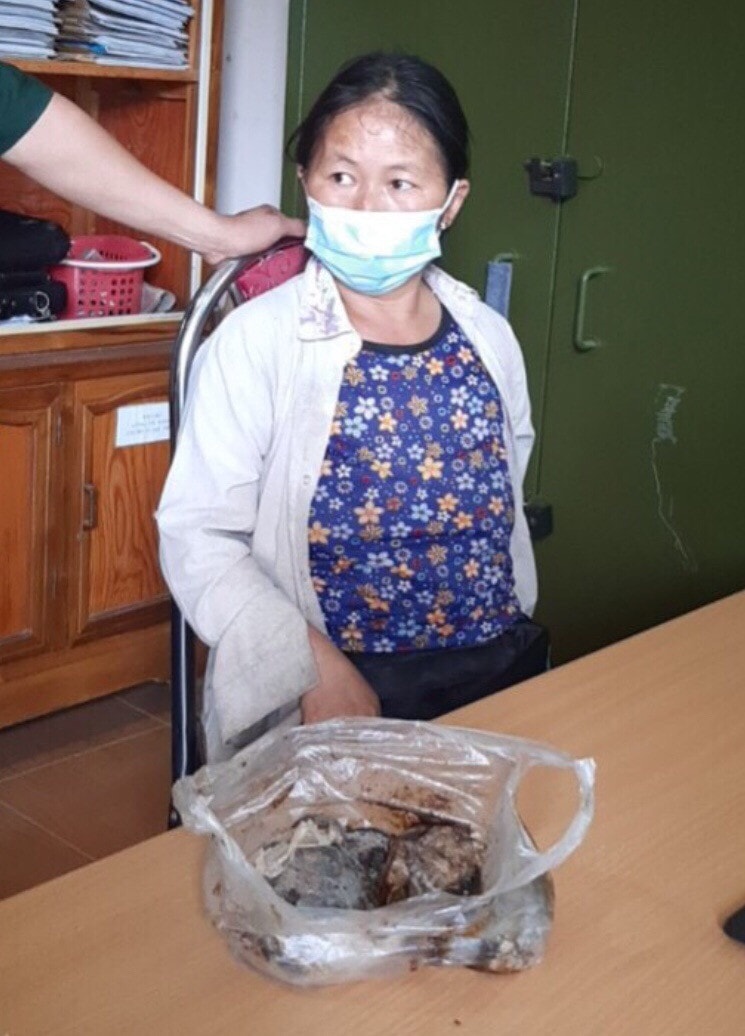 Đối tượng Vàng Thị Đâu cùng tang vật