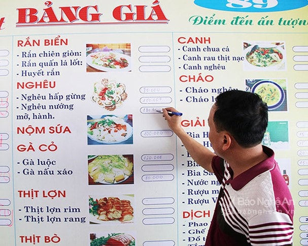 Thường xuyên kiểm tra việc niêm yết giá. Nguồn: ITN