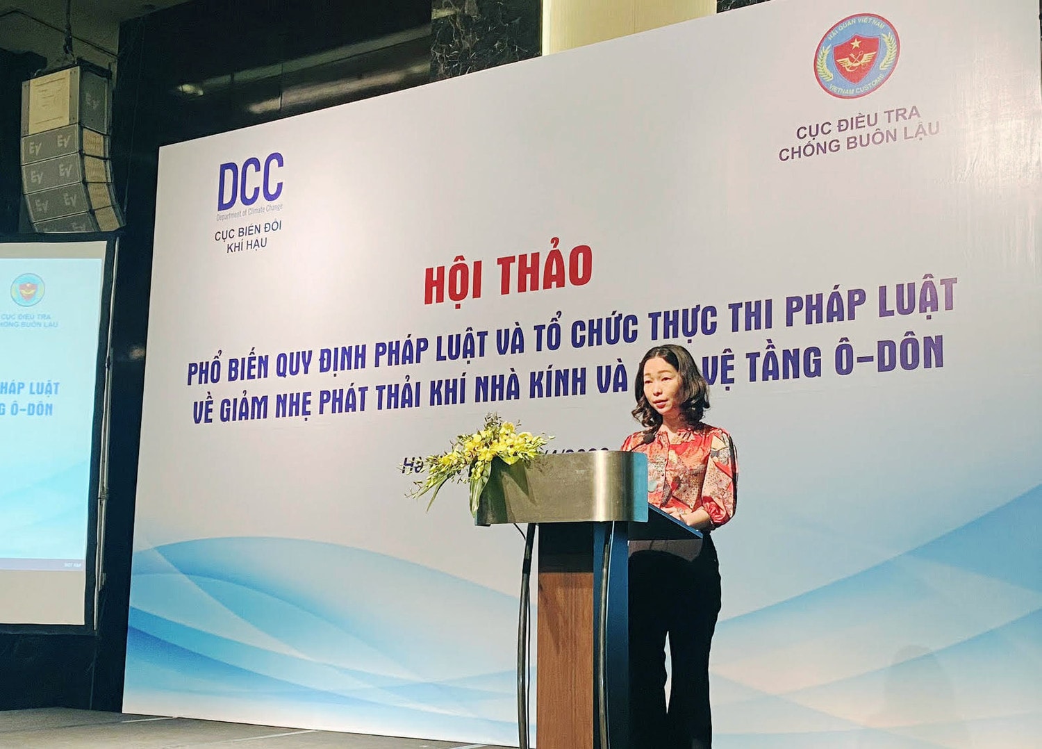 Phó Cục Trưởng Cục Biến đổi Khí hậu (Bộ Tài nguyên và Môi trường) Mai Kim Liên