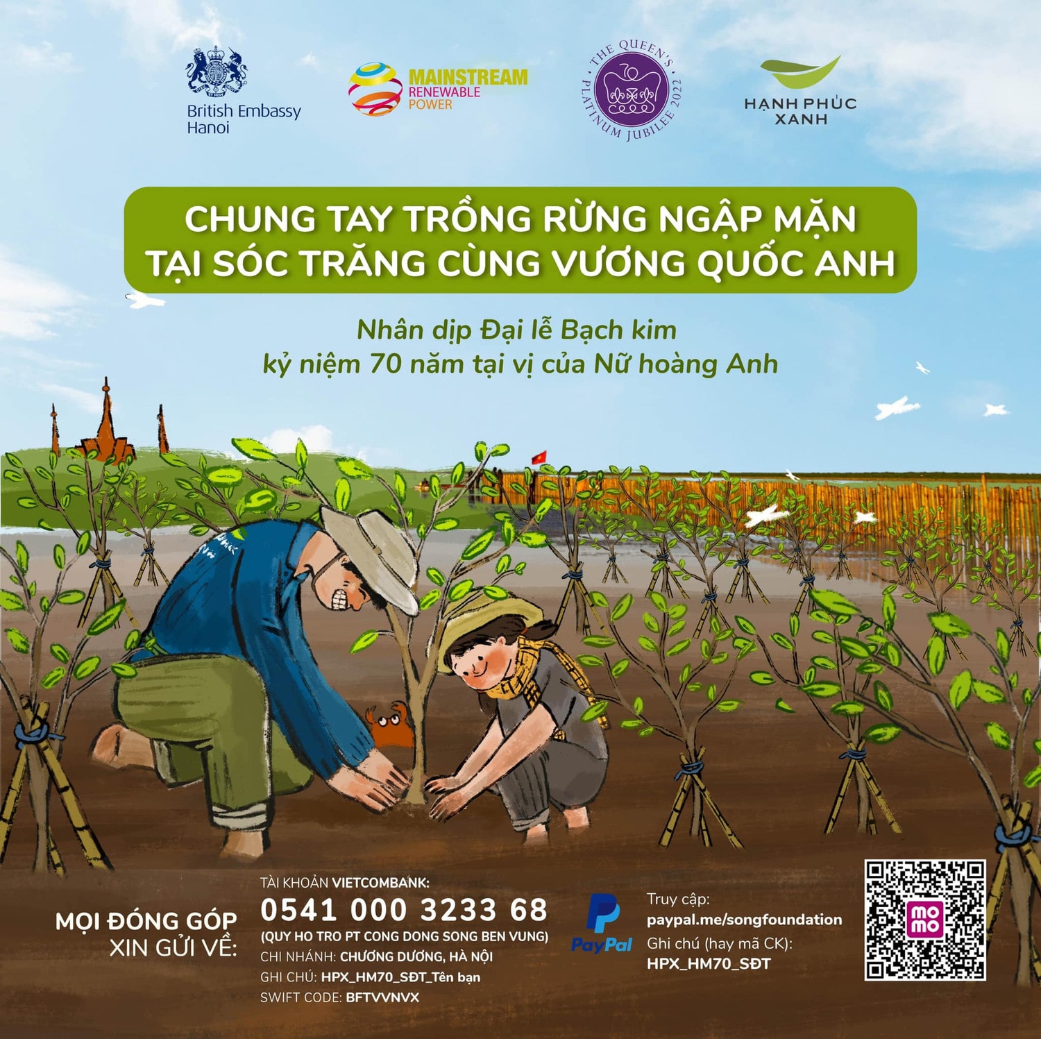 Gây quỹ trồng rừng ngập mặn tại Sóc Trăng -0