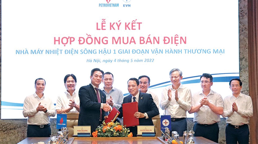 EVN và PVN ký hợp đồng mua bán điện Nhà máy Nhiệt điện Sông Hậu 1 -0
