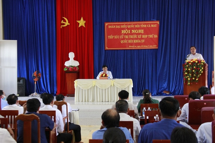 Tiếp xúc cử tri xã Khánh An, huyện U Minh, tỉnh Cà Mau -0