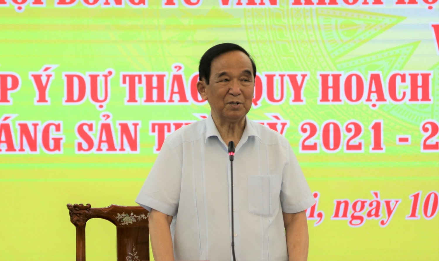 Chủ nhiệm Hội đồng tư vấn Khoa học - Giáo dục và Môi trường GS.TS Nguyễn Lân Dũng cho ý kiến tại hội nghị Lựa chọn cho ý kiến những vấn đề xã hội có nhiều bức xúc, quan tâm -0