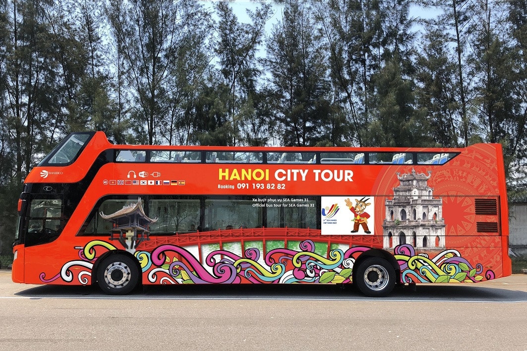 Hà Nội: Miễn phí vé trải nghiệm Xe buýt 2 tầng cho đại biểu tham dự SEA Games 31 -0