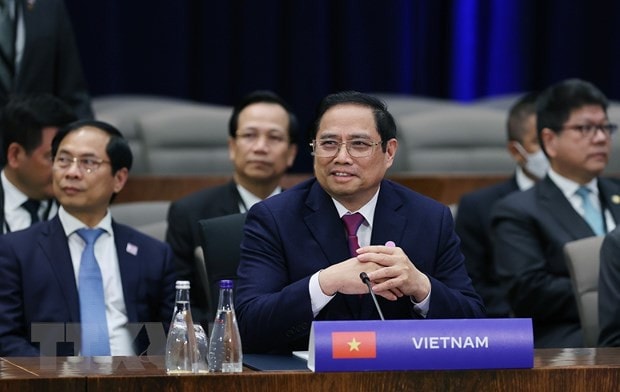 Thủ tướng Phạm Minh Chính dự các phiên họp Hội nghị Cấp cao đặc biệt ASEAN-Hoa Kỳ -0