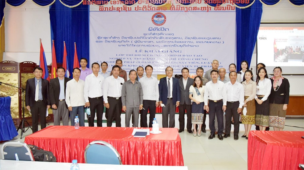 Thúc đẩy hợp tác tư pháp Việt Nam - Lào -0